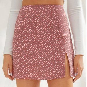 SHEIN Speckled Print High-Rise Mini Skirt- M